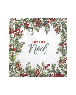 Servilleta Acebo 33X33cm Papel 3 Capas ***OFERTA DTO NO ACUMULABLE