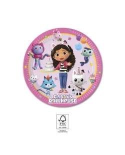 Platos 20cm Casa Muñecas De Gabby FSC