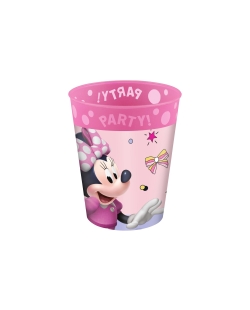VASO PLAST. REUTILIZABLE 250ml MINNIE JR