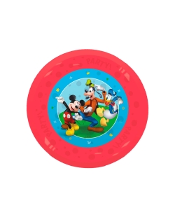Plato Plastico Reutilizable 21cm Mickey