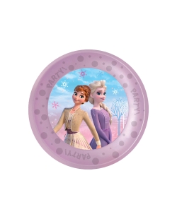 Plato Plastico Reutilizable 21cm Frozen