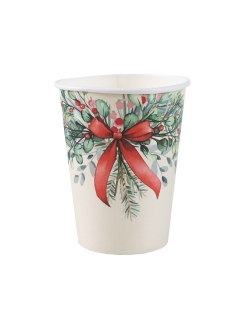 Vaso Cintas Marfil 7.8X9.7cm/27cl Carton ***OFERTA DTO NO ACUMULABLE