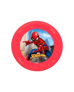Plato Plastico Reutilizable 21cm Spiderman