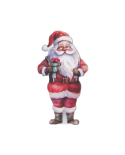 Pinza Papa Noel 4X4.5cm Madera ***OFERTA DTO NO ACUMULABLE