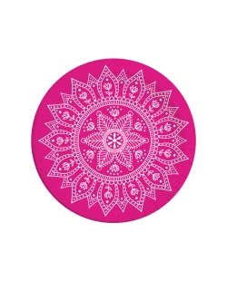 Platos 23cm Profundo Mandala Fucsia/Blanco Fsc