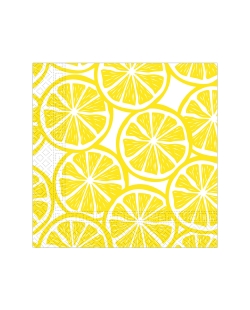 Servilletas 33 x 33cm Rodajas Limon 3Ply Fsc