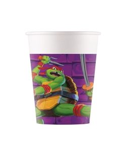 Vasos Papel 200ml Tortugas Ninja Mutantes Fsc