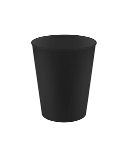 Vaso Plastico Reutilizable 250ml Negro