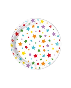 Platos 23cm Estrellas Fsc