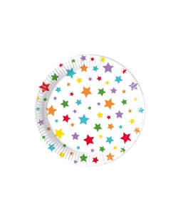 Platos 20cm Estrellas Fsc