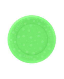 Plato Plastico Reutilizable 21cm Fluor Verde