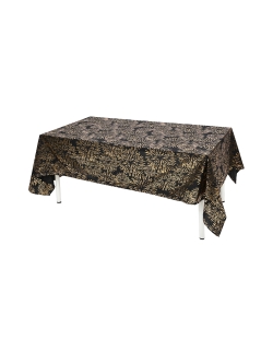 Mantel Nochevieja Oro/Plata 145X240cm Popelina Poliester ***OFERTA DTO NO ACUMULABLE