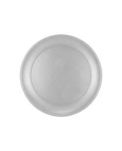 Plato Plastico Reutilizable 21cm Plata