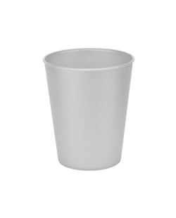 Vaso Plastico Reutilizable 250ml Plata
