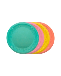 Plato Plastico Reutilizable 21cm Colores Pastel