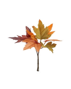 Ramo Hojas Otoño 11X12X15cm Poliester/Plastico ***OFERTA DTO NO ACUMULABLE