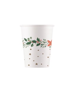 Vasos Papel 200ml Christmas Fsc