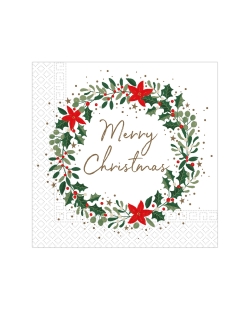 Servilletas 33 x 33cm Christmas 3Ply Fsc