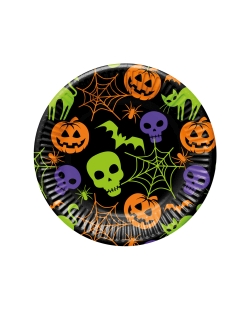Platos 23cm Halloween Fsc