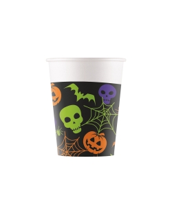 Vasos Papel 200ml Halloween Fsc