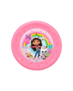 Plato Plastico Reutilizable 21cm Casa Muñecas Gabby