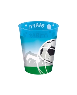 Vaso Plastico Reutilizable 250ml Futbol