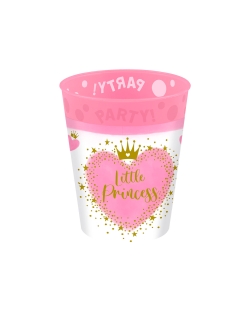 Vaso Plastico Reutilizable 250ml My Littler Princess