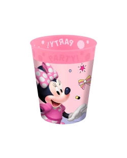 Vaso Plastico Reutilizable 250ml Minnie