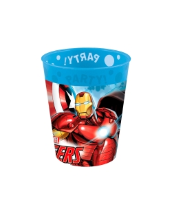 Vaso Plastico Reutilizable 250ml Avengers