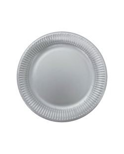 Platos 23cm Plata Metal Fsc