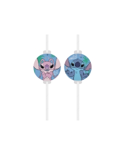 Pajitas Papel Stitch y Angel FSC