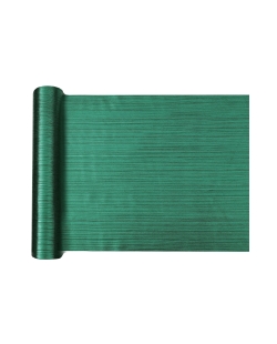 Camino Mesa Brillante Verde Abeto 27cm Poliester 2,5m***OFERTA DTO NO ACUMULABLE