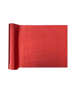 Camino Mesa Brillante Rojo 27cm Poliester 2,5m***OFERTA DTO NO ACUMULABLE