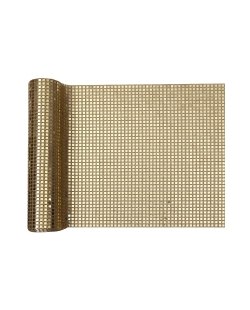 Camino Mesa Espejos Oro 27cm Poliester 2,5m***OFERTA DTO NO ACUMULABLE