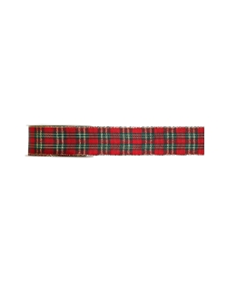 Cinta Escocesa Burdeos 25Mm Poliester 3m***OFERTA DTO NO ACUMULABLE