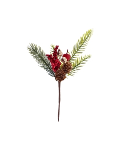 Rama Peq. Piña Oro/Rojo 13X24cm Poliester/Plastico ***OFERTA DTO NO ACUMULABLE