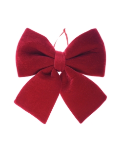 Lazo Grd. Burdeos 26X30cm Terciopelo Poliester ***OFERTA DTO NO ACUMULABLE