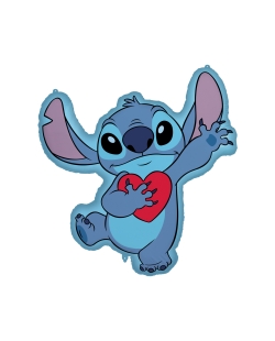 Globo Forma Stitch Corazon 75X86cm ***OFERTA DTO NO ACUMULABLE