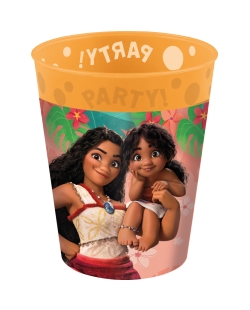 Vaso Plastico Reutilizable 250ml Moana Vaiana II