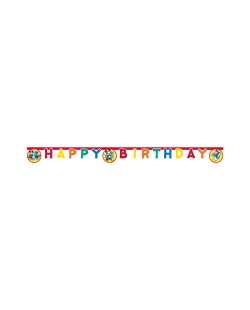 Guirnalda Happy Bday Mickey Salta Papel Fsc