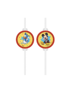Pajitas Papel Mickey Salta Fsc