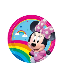 Platos 23cm Minnie Arcoiris Fsc