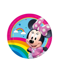 Platos 20cm Minnie Arcoiris Fsc