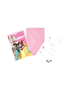 Invitaciones Princesas Mundo Disney Fsc