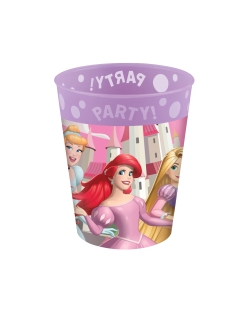Vaso Plastico Reutilizable 250ml Princesas Mundo Disney
