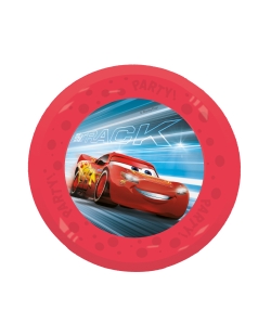 Plato Plastico Reutilizable 21cm Cars Victoria