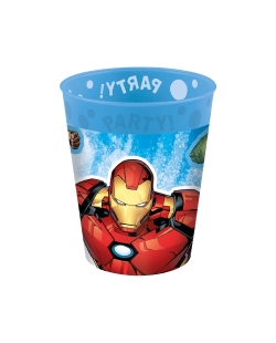 Vaso Plastico Reutilizable 250ml Vengadores