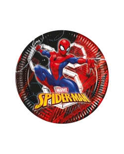 Platos 23cm Spiderman Telaraña Fsc