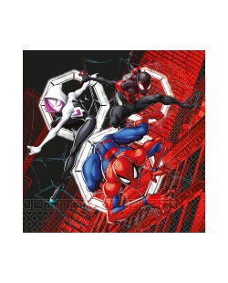 Servilletas 33X33cm Spiderman Telaraña Fsc 2Pli