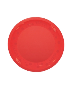 Plato Plastico Reutilizable 21cm Rojo